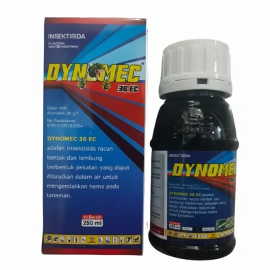 Dynomec 36 EC adalah jenis insektisida yang juga berfungsi sebagai akarisida (pembasmi tungau), sangat efektif untuk mengendalikan hama penghisap pada berbagai tanaman